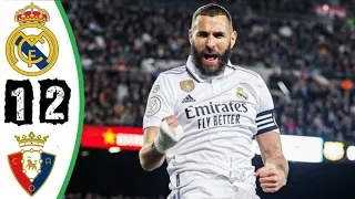 ملخص مباراة ريال مدريد واوساسونا 2-1 نهائي كاس ملك اسبانيا