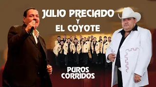 Julio Preciado y El Coyote y Su Banda Tierra Santa Puros Corridos Mix