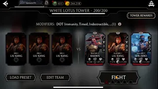 Mortal Kombat Mobile IOS & Android/ Unplayable 3 Boss MK 11 Liu Kang WLT Battle 200 and rewards