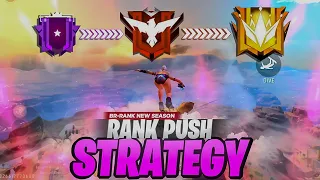 NEW BR-RANKED (STRATEGY) IN FREE FIRE || FULL MAP TIPS AND TRICKS ( NEW SEASON )