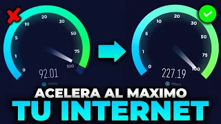 Como ACELERAR Al MAXIMO Tu INTERNET En Tu PC✅ Sin PROGRAMAS