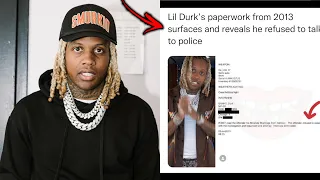 Lil Durk Clears His Name with Paperwork: I Didn't Snitch