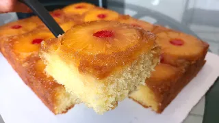 Pineapple Supreme Upside-Down Cake from scratch