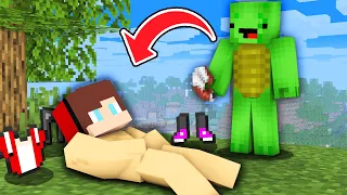 JJ Pranked Took Off Clothes in Minecraft (Maizen Mazien Mizen)