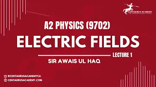 Electric Fields [Lecture 1] - A2 9702 Physics