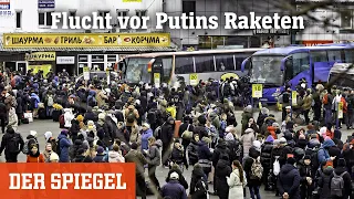 Flucht vor Putins Raketen: »Der Krieg hat begonnen« | DER SPIEGEL