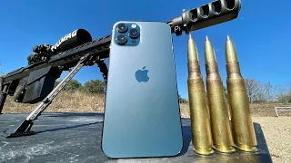 50 cal Explodes iPhone 12 Pro Max 🔥📱🔥