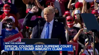 Special council asks Supreme Court to reject Trump's immunity claim in election subversion case