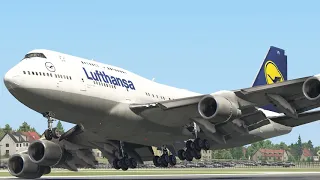 BEST Boeing 747-400 Emergency Landing | X-Plane 11