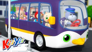 Wheels On The Bus V4 | KiiYii Kids Games and Songs - Sing and Play!