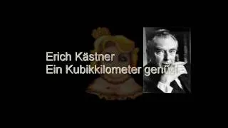 Marlene liest was vor. "Ein Kubikkilometer genügt" von Erich Kästner