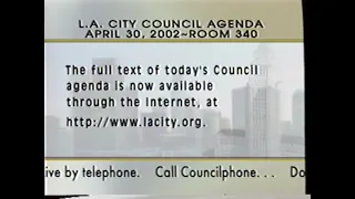 Regular City Council - 01/29/02