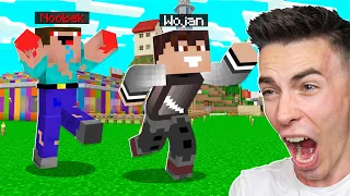 NOOBEK JEST OPĘTANY i NAS ATAKUJE w Minecraft!