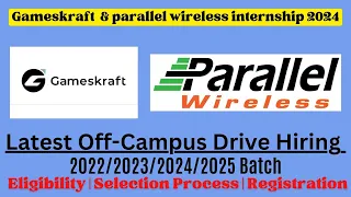 Gameskraft off campus drive for 2023/2024/2025 batch |Latest Internship for Freshers| Jobs 2024