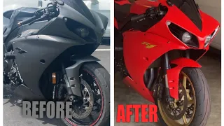 How to Paint a Motorcycle at Home (Yamaha R1)