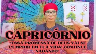 ♑️CAPRICÓRNIO TAROT🔥ESSA PROMESSA DE DEUS VAI SE CUMPRIR EM TUA VIDA! CONTINUE NADANDO🍀