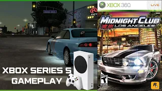 Xbox Series S: Midnight Club Los Angeles gameplay