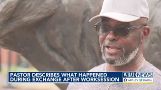 Pastor describes what happened during exchange after Durham City Council work session