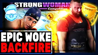 Bearded Male Powerlifter DESTROYS Woman's Record In HILARIOUS Pushback Against Woke Policy!