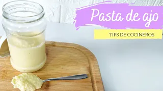 PASTA DE AJO 🧄 ¿Cómo conservar el ajo crudo en aceite?