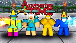 Using ADVENTURE TIME MOVESETS in ROBLOX Heroes Battlegrounds