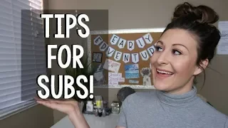 BEST SUBSTITUE TEACHER TIPS!