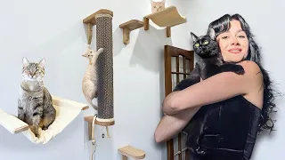 Je fabrique des JEUX et HAMACS SUSPENDUS pour CHATS hihi