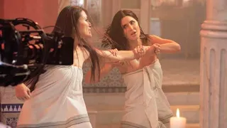 Katrina Kaif and Michelle towel shooting fight scene in Tiger 3, katrina kaif towel fight in tiger 3