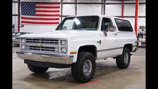 1985 Chevrolet K5 Blazer For Sale - Walk Around Video (88K Miles)