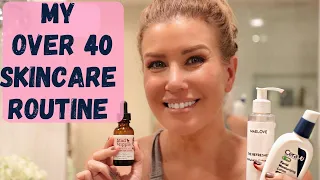 My Over 40 Anti-Aging Nighttime Skincare Routine + Bathroom Remodel Reveal!