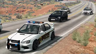 Police Motorcade Attacks 6 | BeamNG.drive