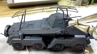 Building Tamiya Sd.Kfz.232 Schwerer Panzerspahwagen 8-Rad In 1/35 Scale