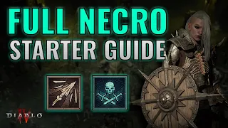 FULL Necromancer STARTER GUIDE | Best Leveling Build, Aspects & Tips | Diablo 4