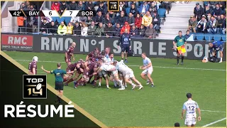 TOP 14 - Résumé Aviron Bayonnais-Union Bordeaux-Bègles: 20-15 - J4 - 2022-2023