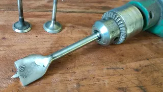 GENIUS!!! great craftsmen make drill bits using old valves