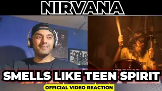 Nirvana - Smells Like Teen Spirit (Official Music Video)  First Time Reaction !!