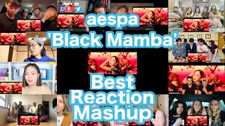 aespa 에스파 'Black Mamba' MV Best Reaction Mashup