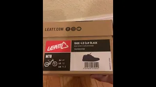 LEATT DBX 4.0 MTB CLIPLESS SHOES BLACK COLOR