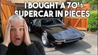 My DeTomaso Pantera Arrives And I Come Close To Wrecking It - Pt3