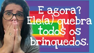 Meu aluno ou meu filho quebra todos os brinquedos. E agora o que fazer?