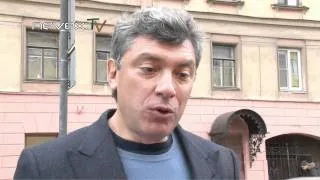 Борис Немцов в поддержку Андрея Пивоварова