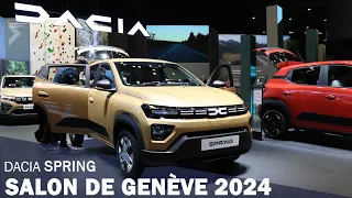 Nouvelle Dacia Spring 2024 : A la découverte du stand Dacia au salon de Genève !
