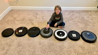 How well can 7 Robot Vacuums clean Confetti off the Carpet???