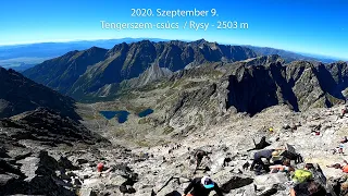 Felmásztam a Tengerszem-csúcsra (Rysy) - 2503 m