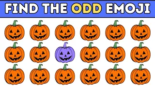 Finden Sie ODD One Out 🎃 | Emoji-Quiz | Leicht, Mittel, Schwer, Unmöglich