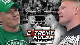 John Cena vs Brock Lesnar - Extreme Rules Match: Extreme Rules 2012 - WWE2K23