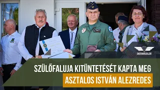 Szülőfaluja kitüntetését kapta meg Asztalos István alezredes