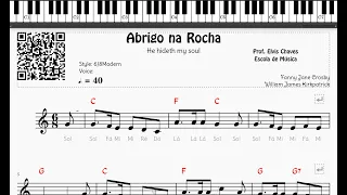 🎼 Abrigo na Rocha - 2874 - Hinário Adventista - Hino 374 - Tutorial Partitura Fácil