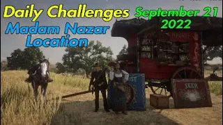 Red Dead Online Daily Challenges Madam Nazar Location September 21 2022 RDR2 Online #rdr2online #RDO
