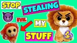 The beanie boos family stop stealing my stuff